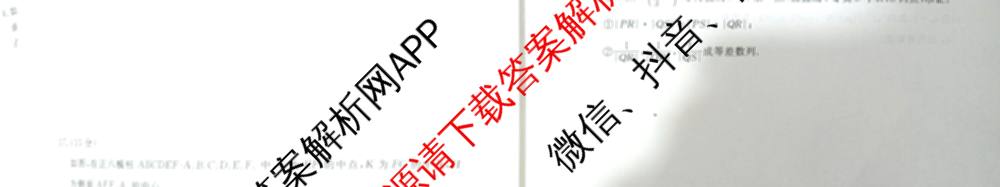 厚德诚品2025普通高等学校招生统一考试压轴卷(一)1各科答案及试卷（含历史(HN) 地理(HN) 语文(HN)等9份）数学试题