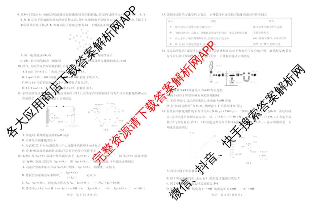 广东省湛江市2026年普通高考测试(二)（9科全）化学试题