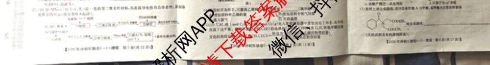 2026年全国高考冲刺压轴卷(一)1（含生物(河南) 地理(C2) 数学等）理综试题