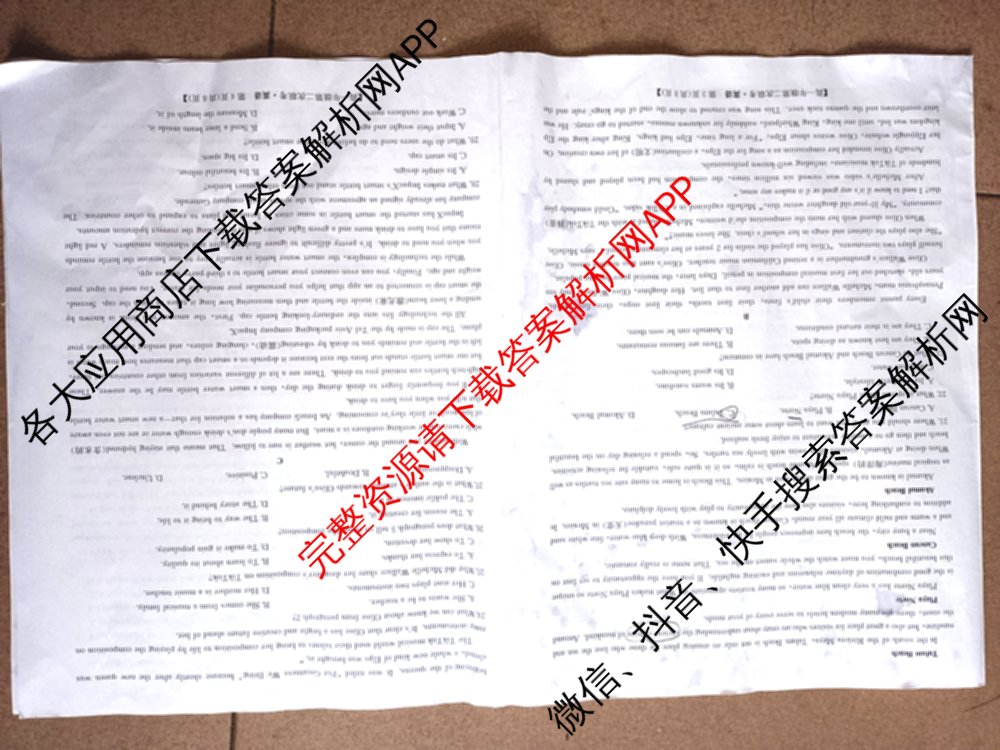 九师联盟2023-2024江西省八校协作体高一年级第二次联考试卷及答案汇总: 含物理 数学 语文试卷解析英语试题