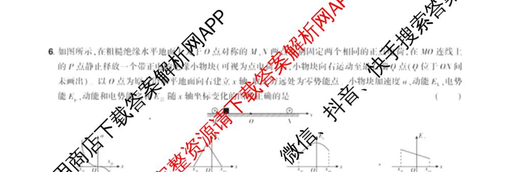 理想树联考2025届东北三省精准教学5月联考强化卷各科答案及试卷(已更新历史、生物、语文等9份)物理试题