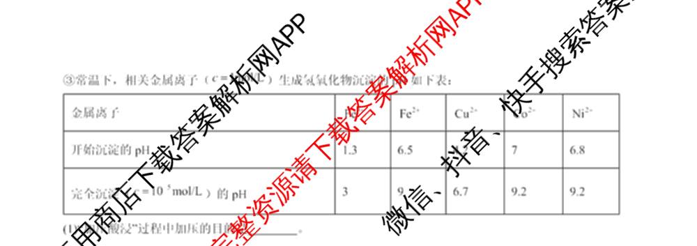 安徽省合肥市第一中学2026届高三下学期3月开学教学质量监测各科答案及试卷: 含化学、生物、数学试卷解析化学试题