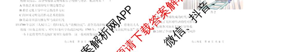 湖南省2024-2025学年高二试卷5月联考(5.28)（含化学、语文、历史等9份）历史试题